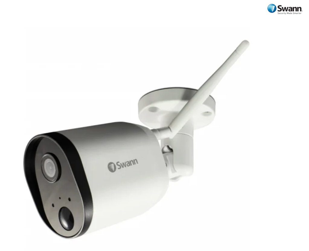 Swann 1080p Full HD Wi-Fi Outdoor Security Camera with Audio, Night Vision, Local & Cloud Storage (SWWHD-OUTCAM)