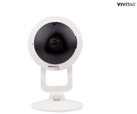 Vivitar 1080P 1.3MP IP CAM w/ 360 Angle View & Night Vision
