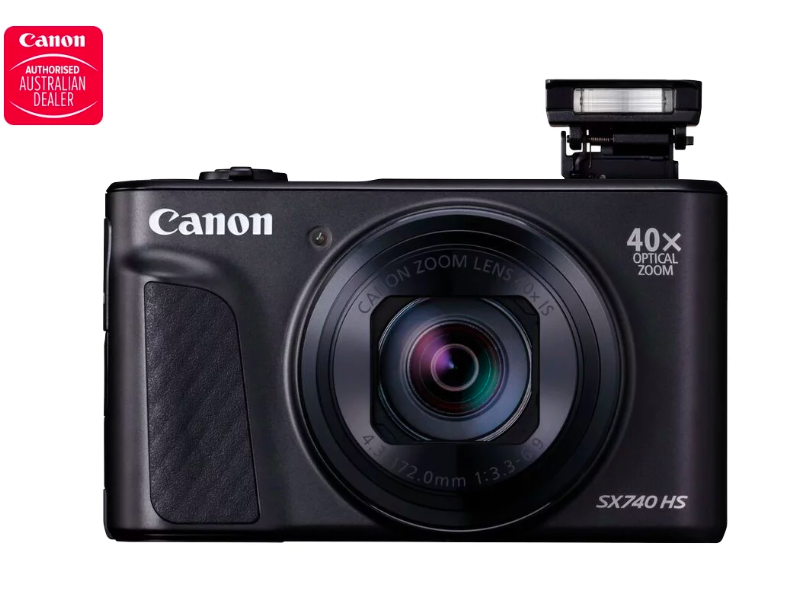 Canon PowerShot SX740 HS 本体　ブラック Canon PowerShot SX740 HS Black – Photovideo