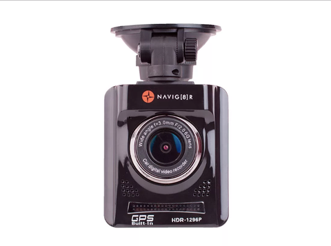 Laser Navig8r Super High Definition 1296p in Car Digital Video Recorder with GPS Tracking and Map Display