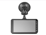 UL Tech 4 Inch Dual Camera Dash Camera - Black