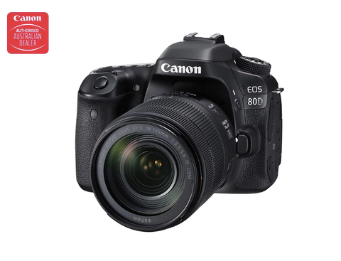 Canon EOS 80D DSLR Camera with EFS18-135mm IS USM Lens