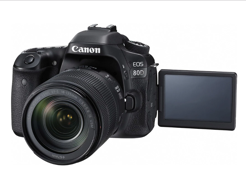 Canon EOS 80D DSLR Camera with EFS18-135mm IS USM Lens