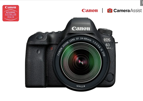 Canon EOS 6D Mark II DSLR Camera with EF24-105mm IS STM Lens