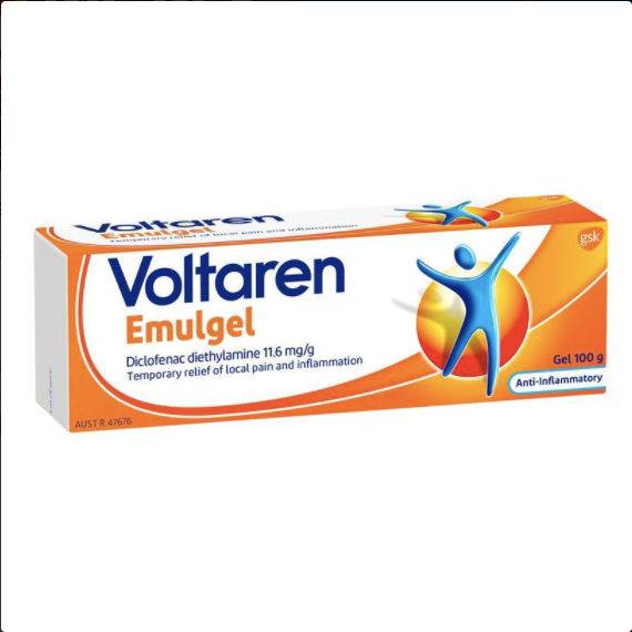 Voltaren Emulgel Muscle and Back Pain Relief 100g