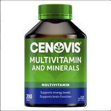 Viên uống tổng hợp vitamins và khoáng chất Cenovis Multivitamin & Minerals 200 Tablets