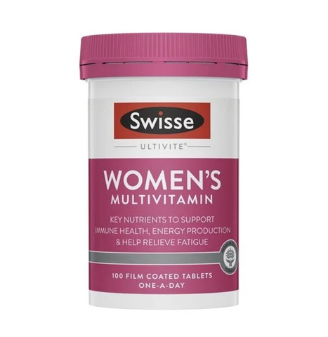 Viên uống Vitamin tổng hợp cho phụ nữ Swisse Women's Multivitamin 100 viên