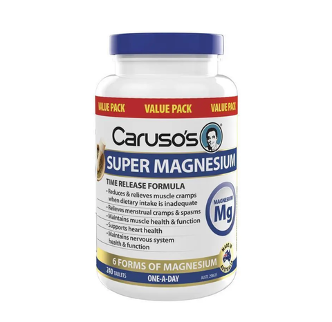 Carusos Super Magnesium 240 Tablets