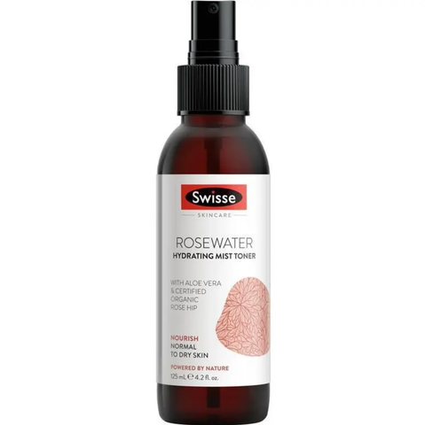 Nước hoa hồng Swisse Skincare Rosewater Hydrating Mist Toner 125ml