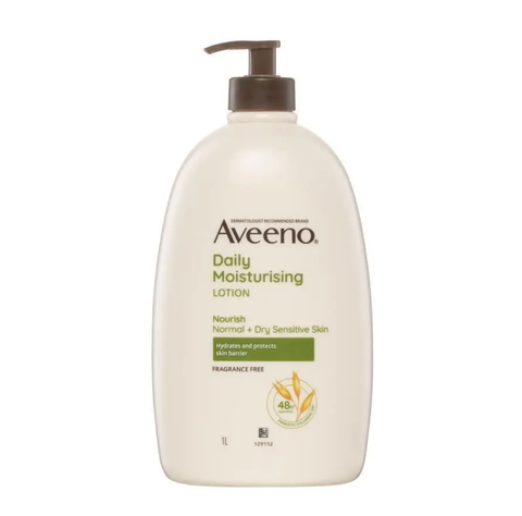 Kem dưỡng ẩm da Aveeno Daily Moisturising Frangrance Free Body Lotion 1 Litre