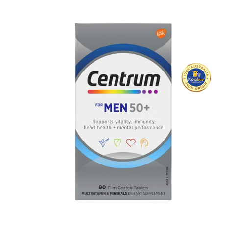Viên uống Vitamin và khoáng chất cho nam giới trên 50 tuổi Centrum For Men 50+ 90 viên