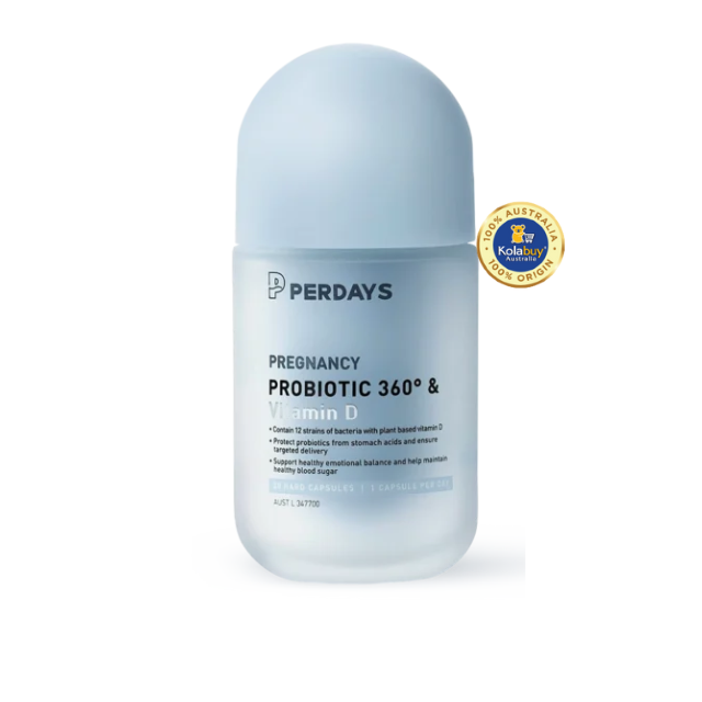 Viên uống Vitamin D bầu Úc Pregnancy Probiotic 360° & Vitamin D