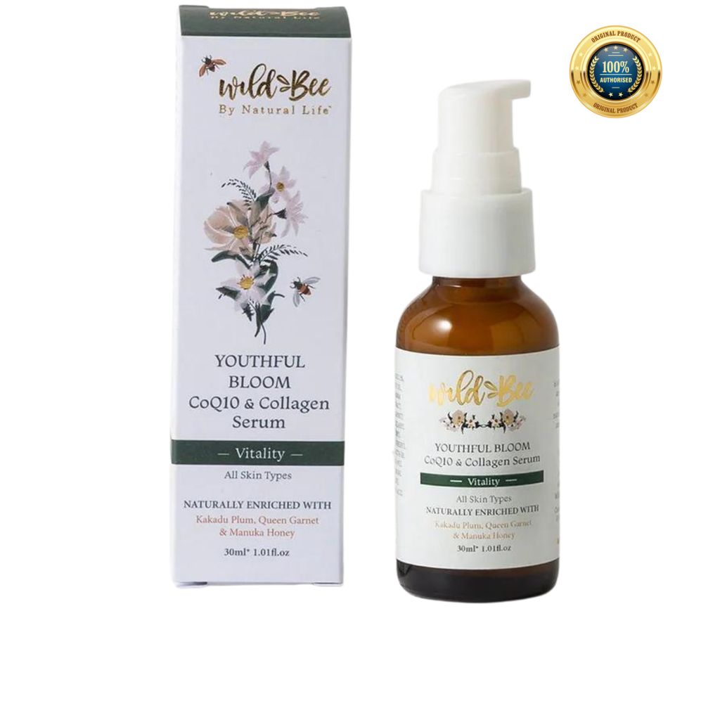 Serum trẻ hoá Wild Bee Youthful Bloom - CoQ10 & Collagen 30ml