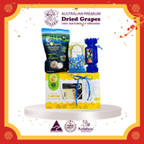 [TẾT Gift-Set 3] Hộp quà Tết Cao cấp - Nho khô nguyên cành Úc Premium