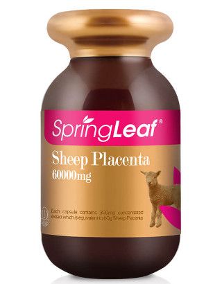 Viên uống nhau thai cừu Springleaf Sheep Placenta 60000mg 120 viên