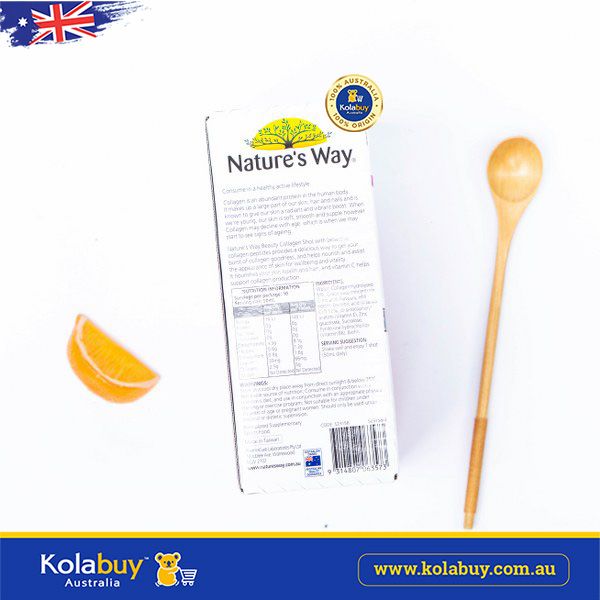 Collagen dạng nước Nature's Way Beauty Collagen Shots 10 x 50ml