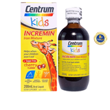 Siro cho trẻ biếng ăn Centrum Kids Incremin Iron Mixture Cherry Flavour 200mL