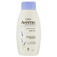 Aveeno Active Naturals Stress Relief Body Wash Lavender, Chamomile and Ylang-Ylang Essences 354mL