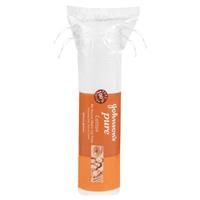 Johnson's Pure Cotton Round Make-Up Pads 80 Pack