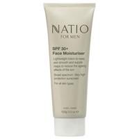 Natio Mens Face Moisturiser SPF 30+ 100g