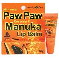 Healthy Care Paw Paw Rosehip & Manuka Lip Balm 10g