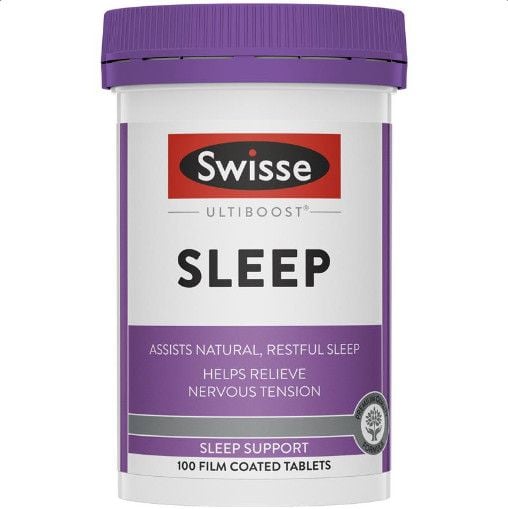 Viên uống hỗ trợ điều trị mất ngủ Swisse Ultiboost Sleep 60 viên