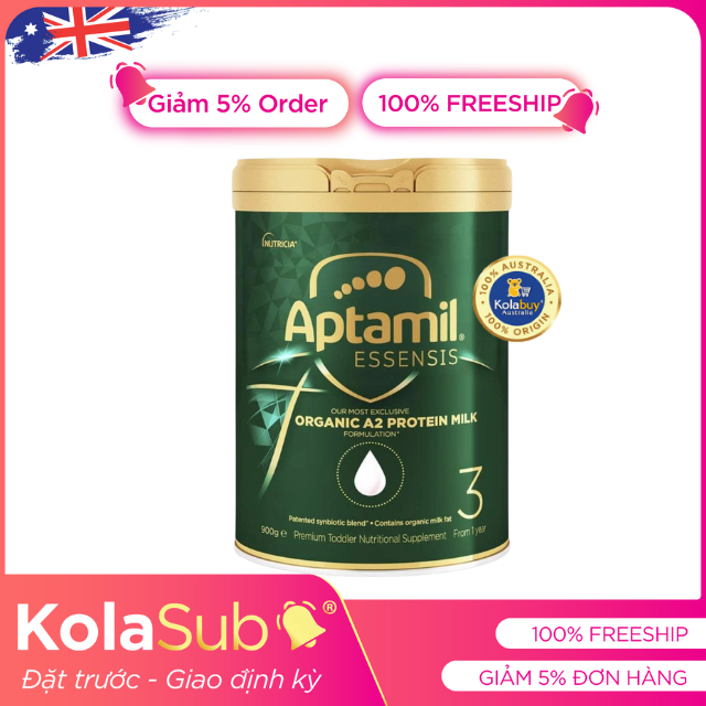 [KolaSub: Tặng 5% & 100% Freeship] Dịch vụ đặt giao sữa định kỳ từ Úc cho bé từ 1-3 tuổi