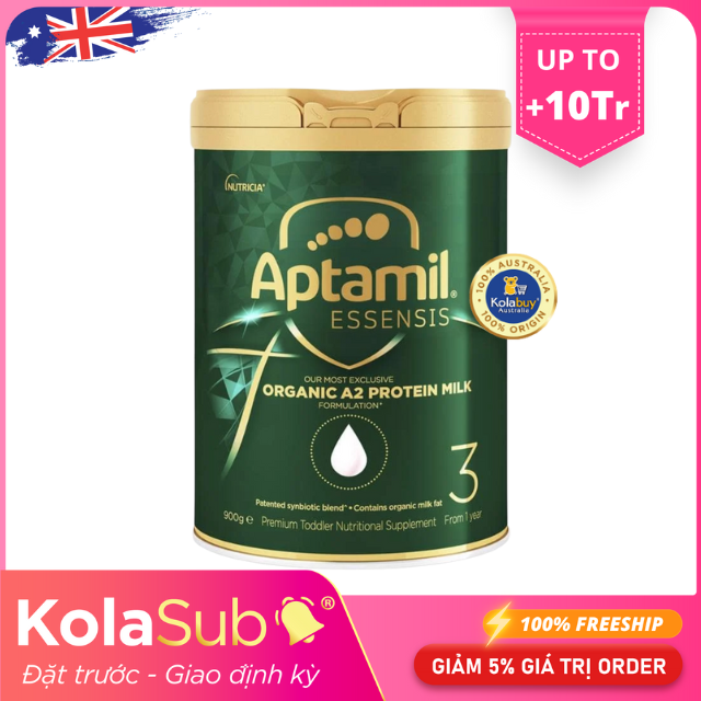 [KolaSub: Tặng 5% & 100% Freeship] Dịch vụ đặt giao sữa định kỳ từ Úc - Sữa Aptamil Essensis