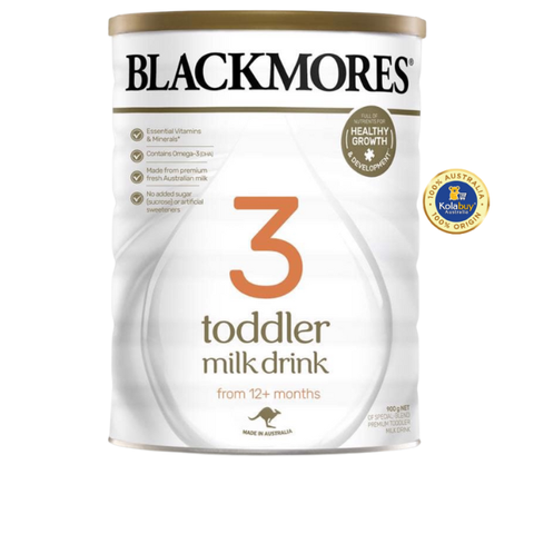 [KolaSub: Tặng 5% & 100% Freeship] Sữa Blackmores Úc số 3 Toddler Milk Drink 900g cho bé từ 1-3 tuổi