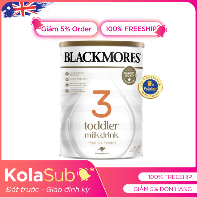 [KolaSub: Tặng 5% & 100% Freeship] Dịch vụ đặt giao sữa định kỳ từ Úc cho bé từ 1-3 tuổi
