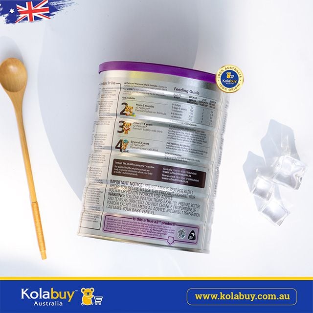 Sữa bột A2 Platinum số 1 cho bé từ 0-6 tháng 900g