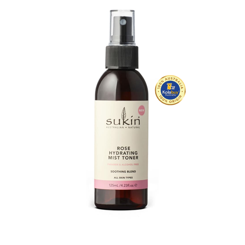 Nước hoa hồng dưỡng ẩm Sukin Rose Hydrating Mist Toner 125ml