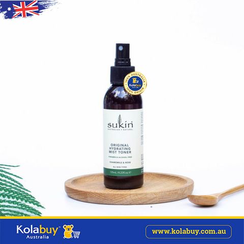 Nước hoa hồng dưỡng ẩm Sukin Hydrating Mist Toner 125ml