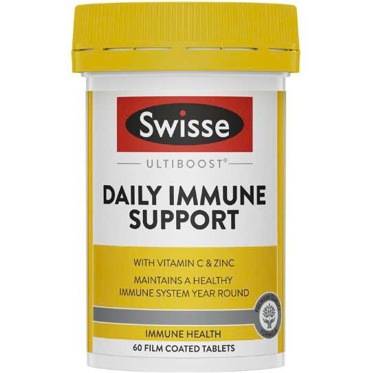 Viên uống hỗ trợ tăng sức đề kháng Swisse Daily Immune Support 60 viên