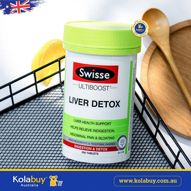 Viên uống bổ gan và thải độc gan Swisse Ultiboost Liver Detox 200 viên