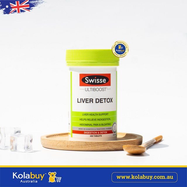 Viên uống bổ gan và thải độc gan Swisse Ultiboost Liver Detox 200 viên