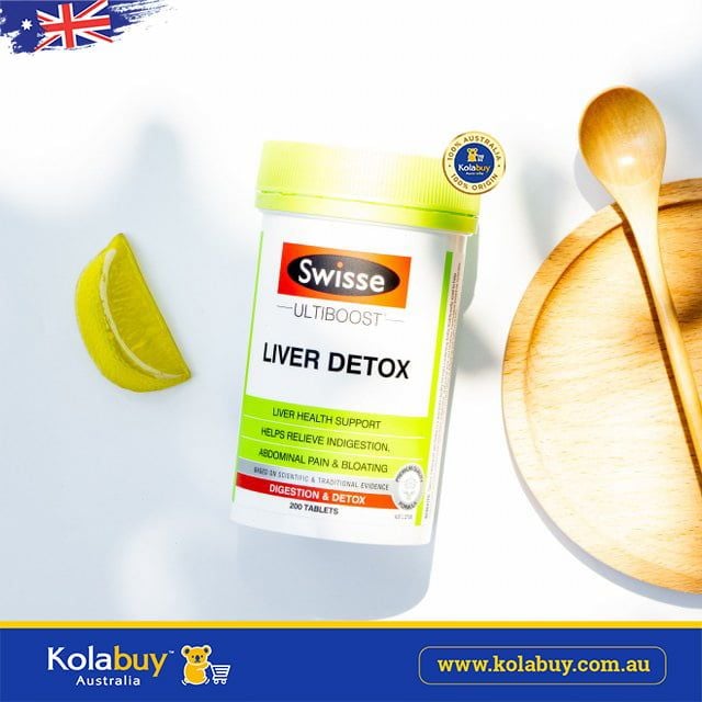 Viên uống bổ gan và thải độc gan Swisse Ultiboost Liver Detox 200 viên