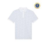 SHORT SLEEVE MICRO DOT PRINT POLO