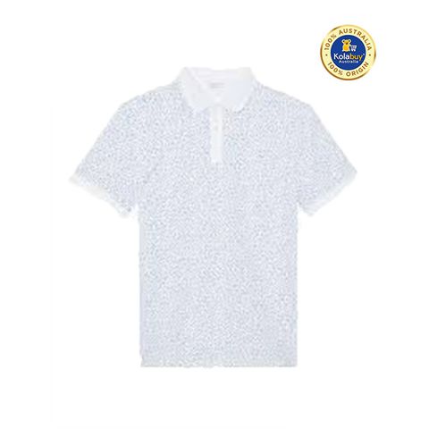 SHORT SLEEVE MICRO DOT PRINT POLO