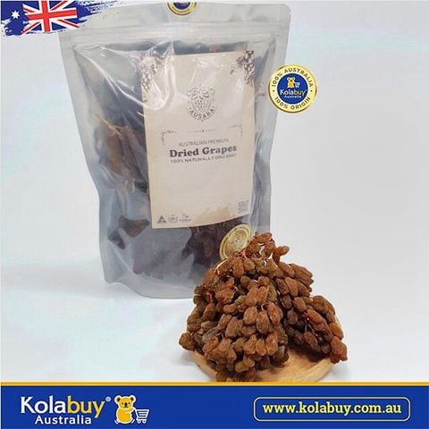 Thompson 500g (No box) - Ausara nho khô nguyên cành Úc 500g (không hộp)