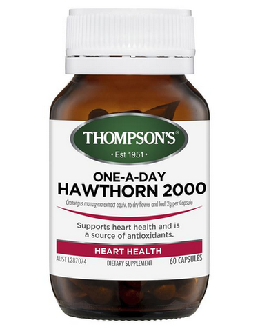 Thompson's One-A-Day Hawthorn 2000mg 60 Capsules