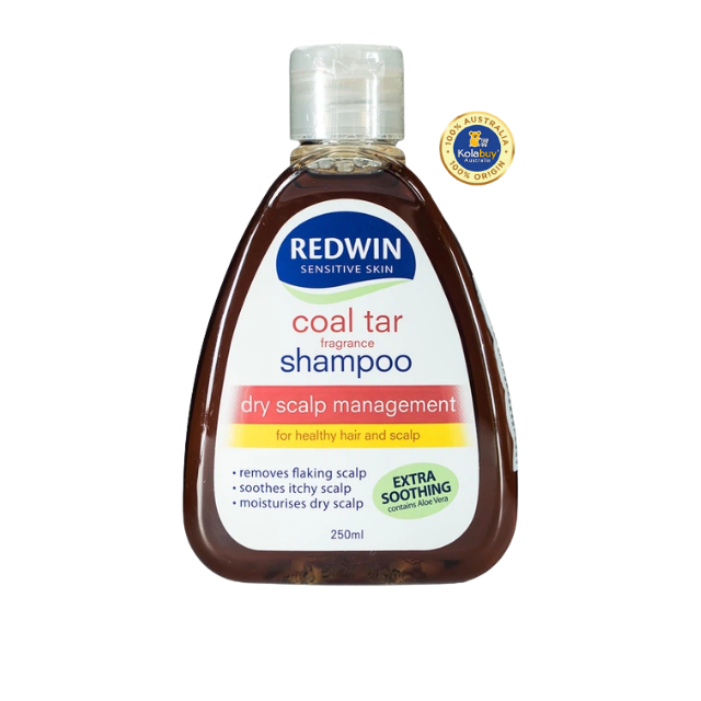 Dầu gội trị gàu và giảm nhờn da đầu Redwin Coal Tar Shampoo 250ml