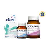 [Special Set] Chăm sóc sức khỏe sau sinh và làm đẹp Elevit & Hoa anh thảo Blackmores & Da, móng, tóc Blackmores (Discount đến 30%)