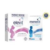 [Special Set] Chăm sóc sức khỏe trước sinh cho cả nam và nữ Elevit 100v & Menevit 90v (Discount đến 30%)