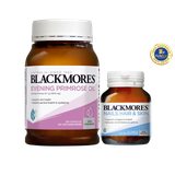 [Special Set] Chăm sóc sức khỏe sau sinh và làm đẹp của Blackmores Tinh dầu Hoa anh thảo & Da, móng, tóc 60v (Discount đến 30%)