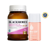 [Special Set] Chăm sóc sức khỏe sau sinh và làm đẹp Blackmores Sau sinh 180v & Chống rạn da Bio oil 60ml (Discount đến 30%)