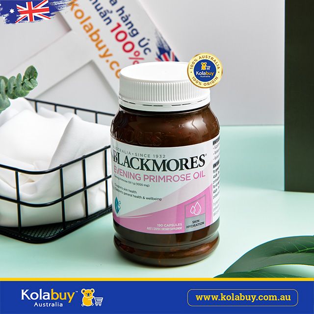Viên uống Tinh dầu Hoa anh thảo Blackmores Evening Primrose Oil 190 viên