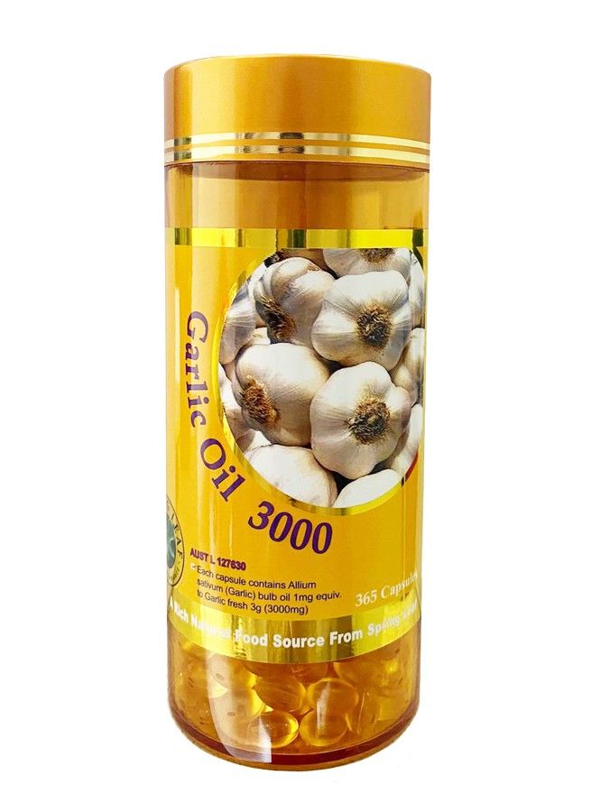 Tinh dầu tỏi SpringLeaf Garlic Oil 3000mg 365 viên