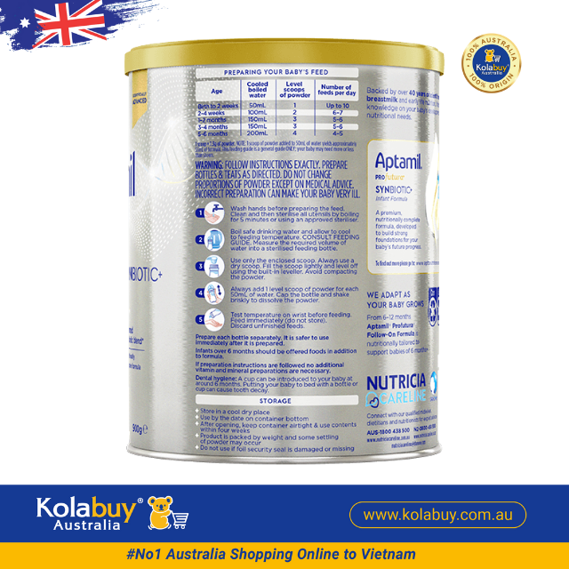 Sữa Aptamil Pro số 4 Úc cho trẻ trên 3 tuổi 900g