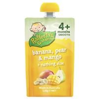 Raffertys Garden 4 Months Banana Pear & Mango 120g
